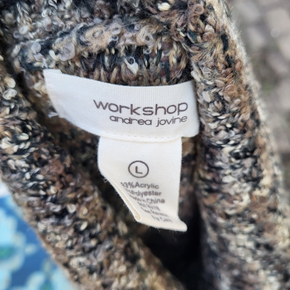 Browns/creams/ cowl neck sweater - Picture 2 of 5